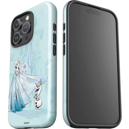 Disney Frozen Elsa and Olaf Art iPhone 16 Pro Impact Case